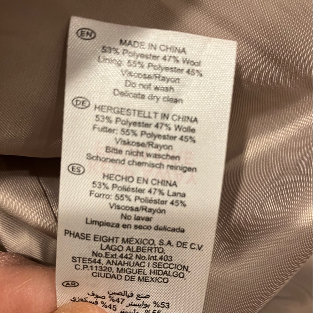 Like new Hobbs London short coat - Picture 6 of 8